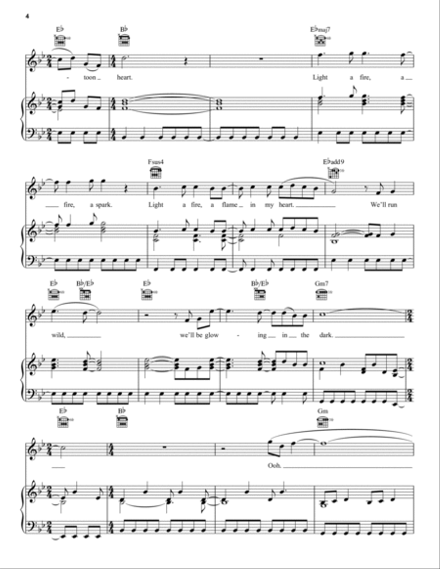 Charlie Brown Piano, Vocal, Guitar scores gallery preview page 4