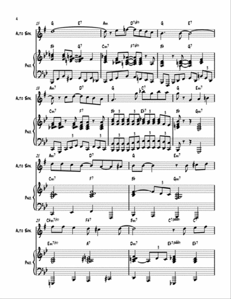 At Last Alto Saxophone scores gallery preview page 4