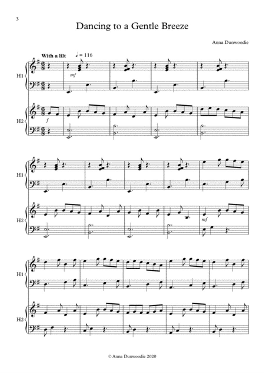Ten Duets for Lever Harp Celtic Harp scores gallery preview page 6