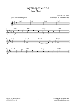 Gymnopedie No.1 - Romantic Classical Music for Violin Solo