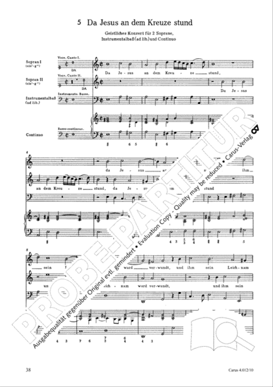 Opella Nova I. Teil 1618 Opella Nova I. Teil 1618 Collection / Songbook scores gallery preview page 39