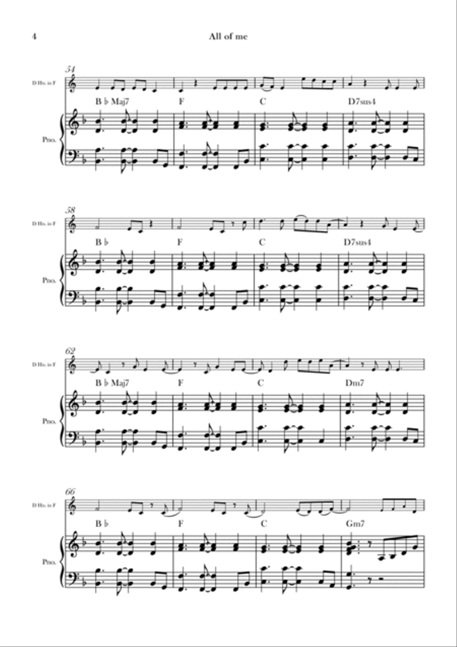 All Of Me Chamber Music scores gallery preview page 4