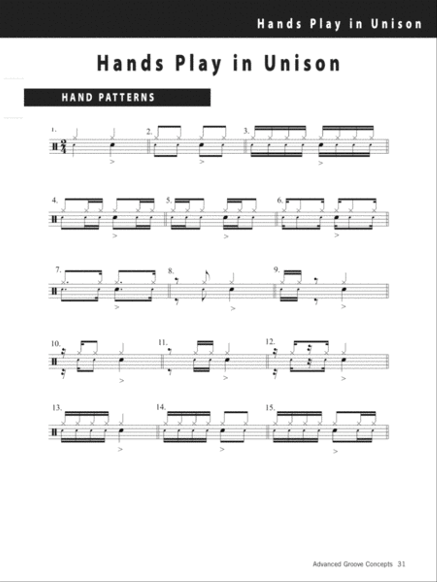 Advanced Groove Concepts Percussion scores gallery preview page 7