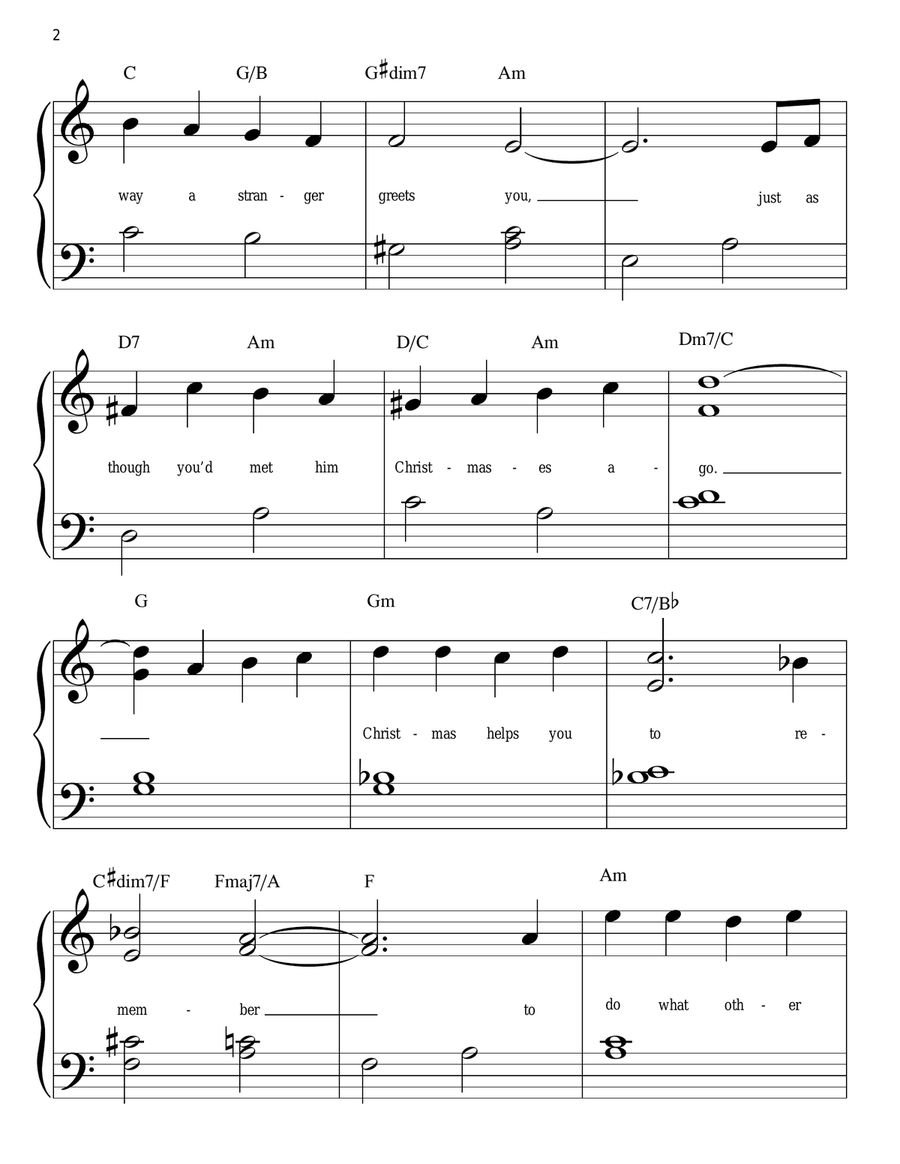 That Christmas Feeling Easy Piano scores gallery preview page 2