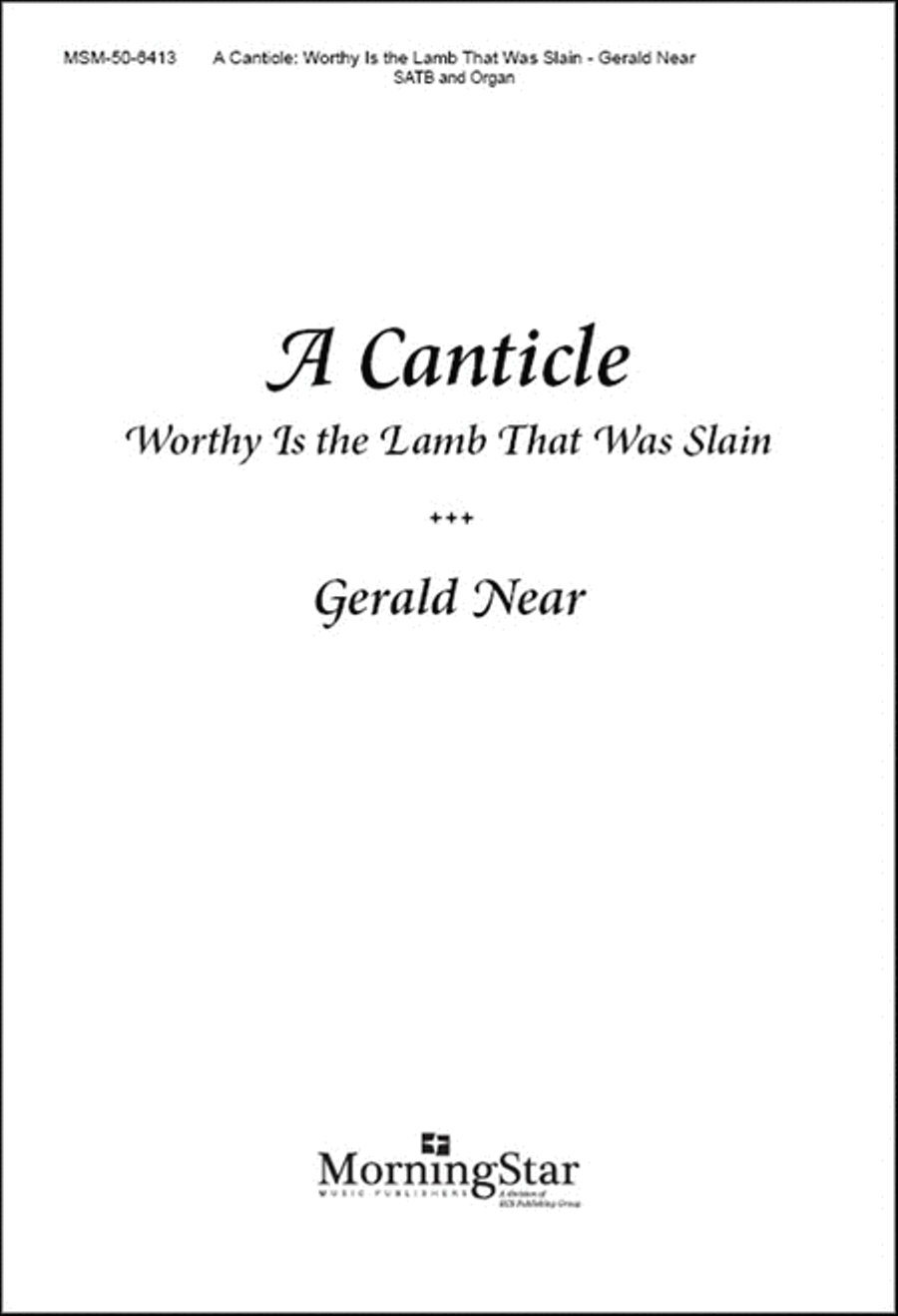 A Canticle from Two Psalms and a Canticle 4-Part scores gallery preview page 1