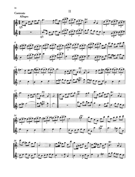 Sonata C major Op. 6 No. 3