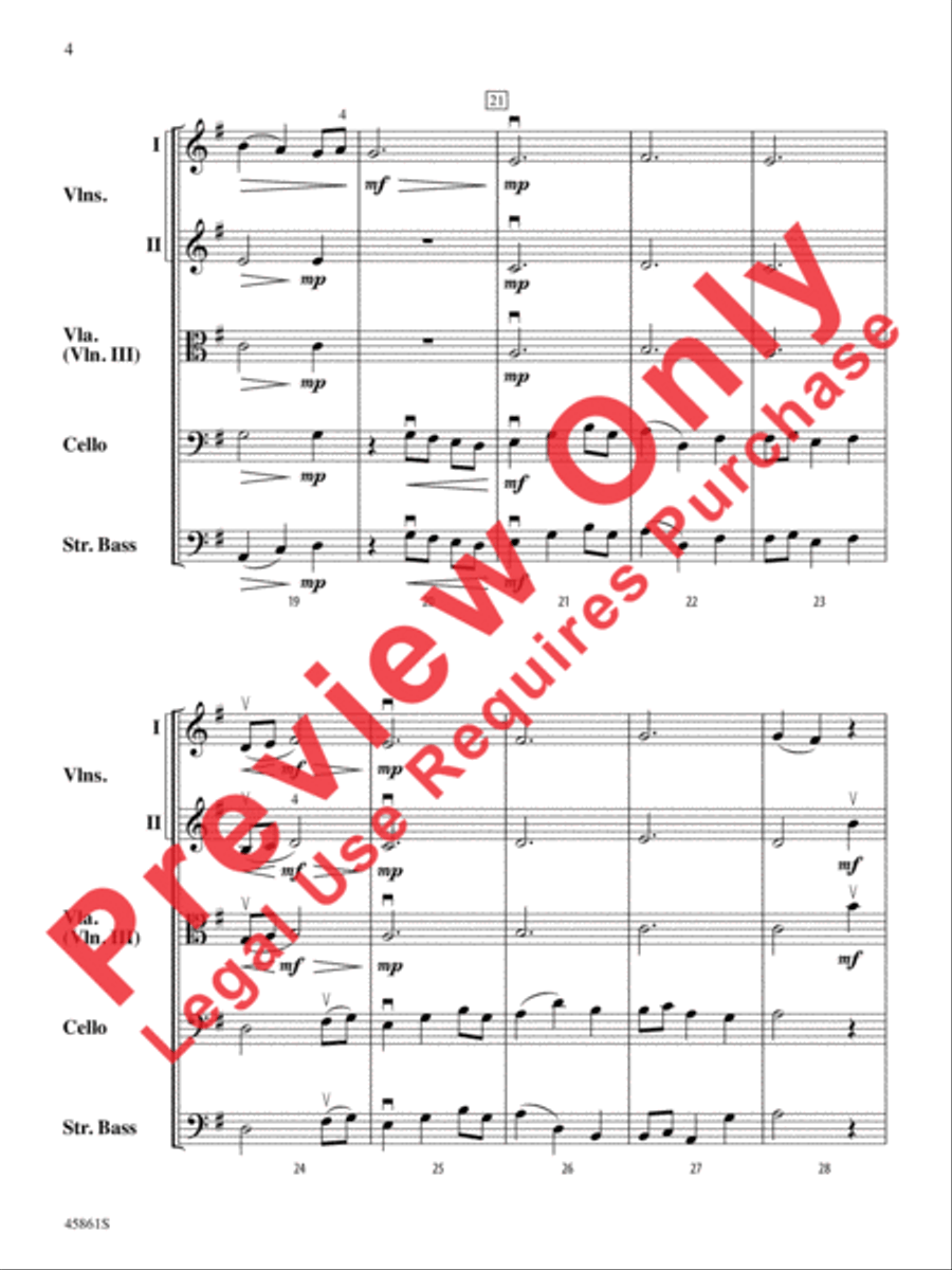 Beauteous Spirit String Orchestra scores gallery preview page 4