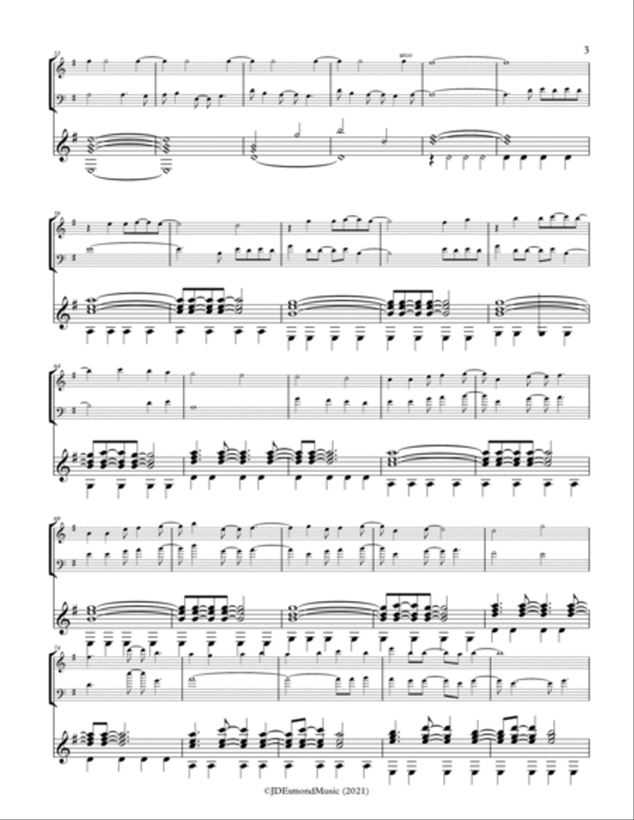 Blinding Lights Small Ensemble scores gallery preview page 3