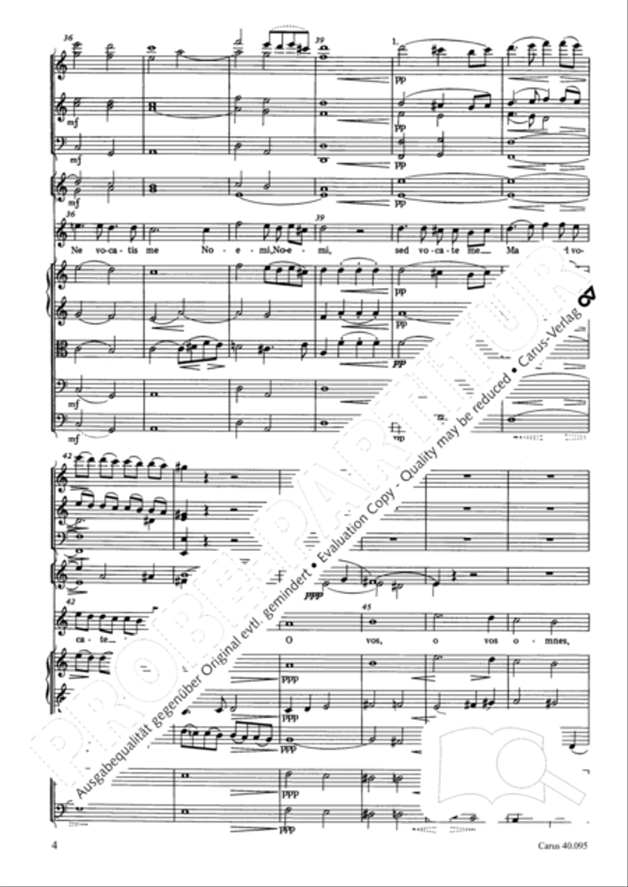 The Seven Words (Die Sieben Worte) 4-Part scores gallery preview page 19