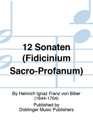 12 Sonaten (Fidicinium Sacro-Profanum)