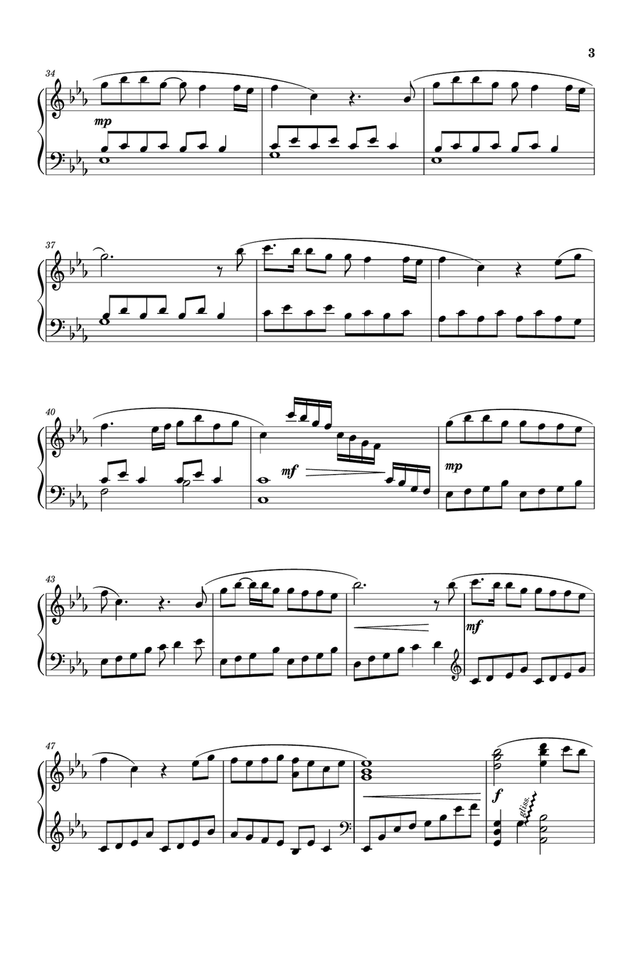 Colors Of The Wind Celtic Harp scores gallery preview page 3