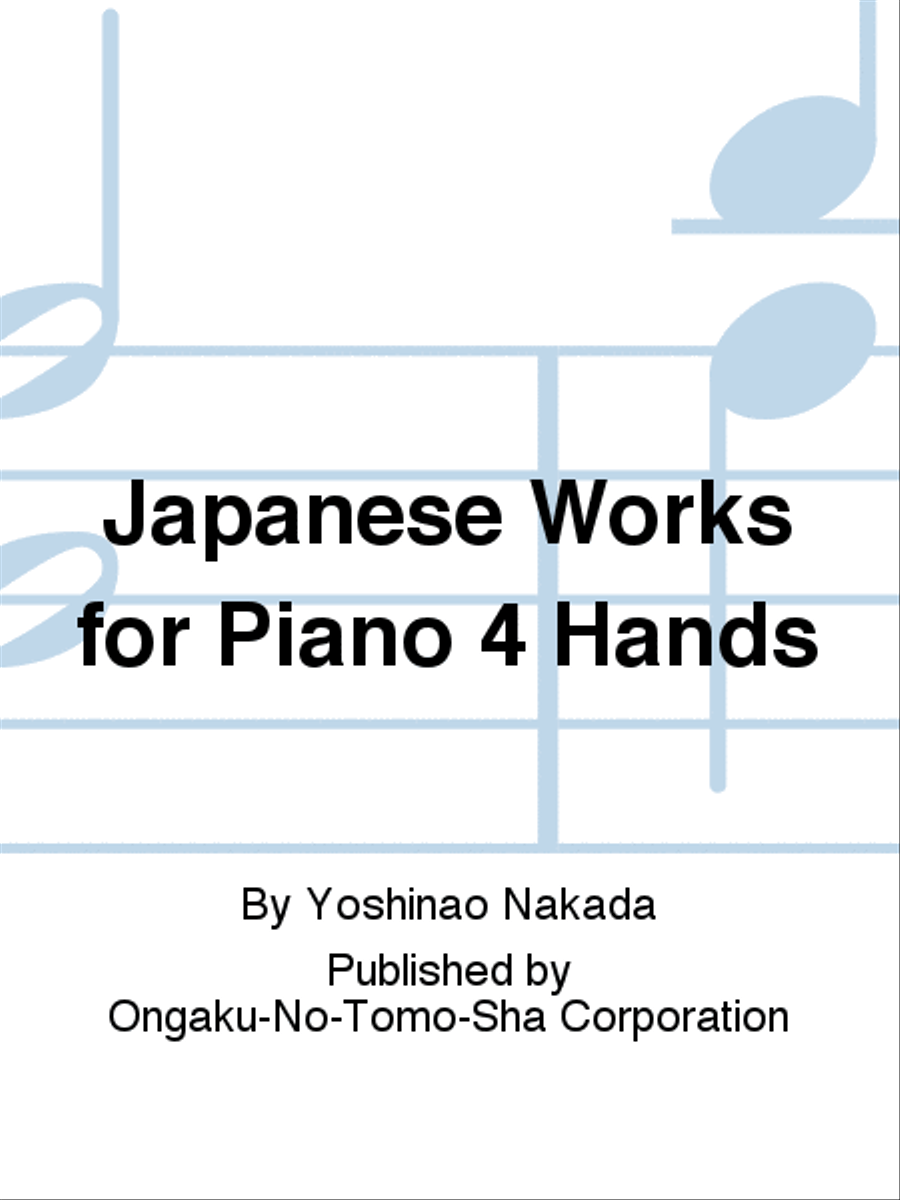 Japanese Works for Piano 4 Hands