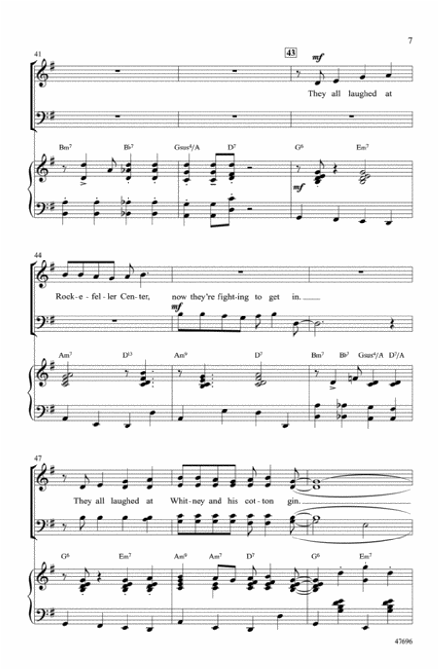 They All Laughed They All Laughed Choir scores gallery preview page 6