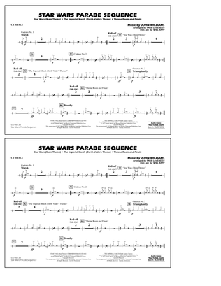 Book cover for Star Wars Parade Sequence - Cymbals