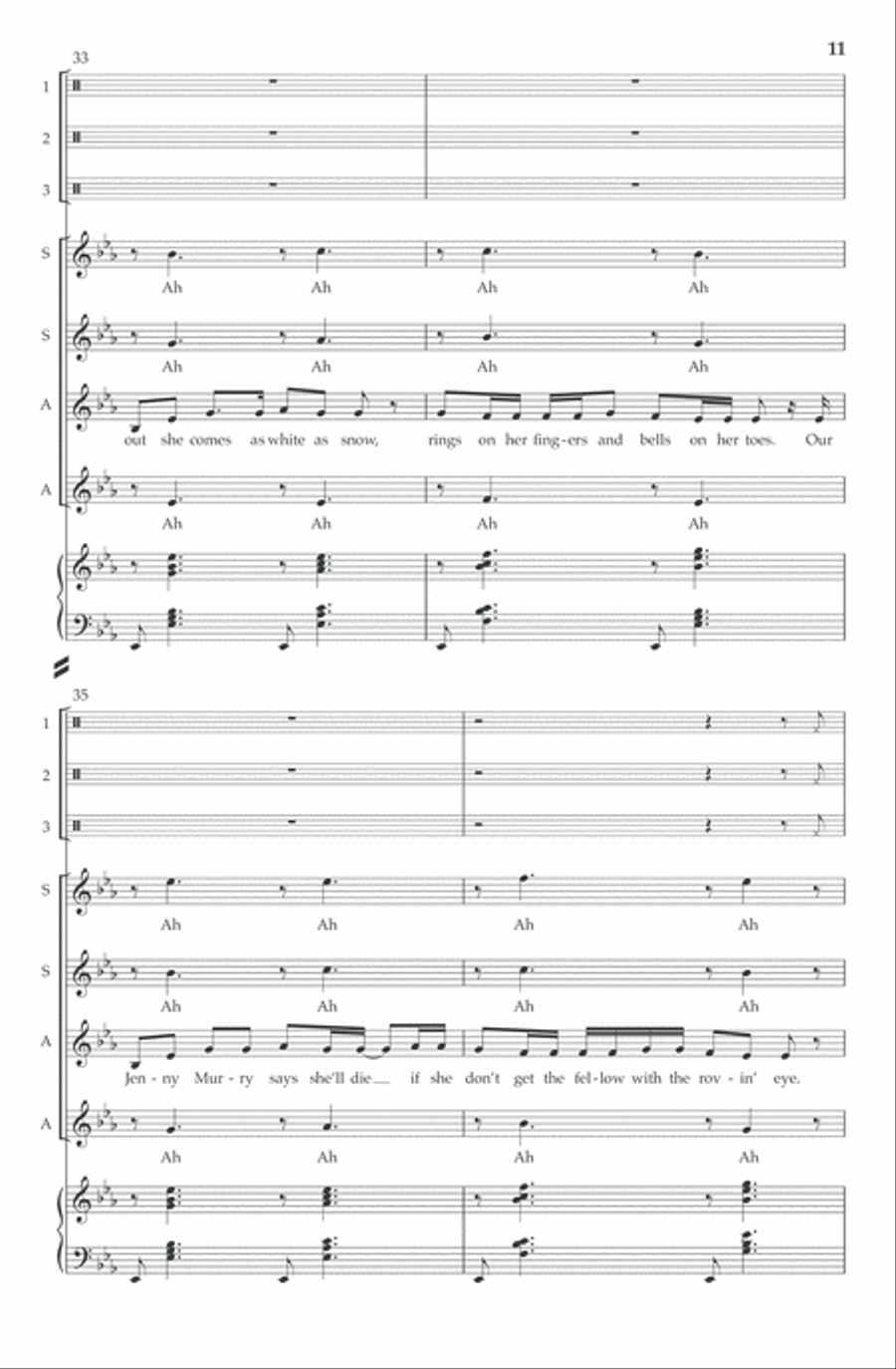 I'll Tell My Ma (SSAA) SSAA scores gallery preview page 12