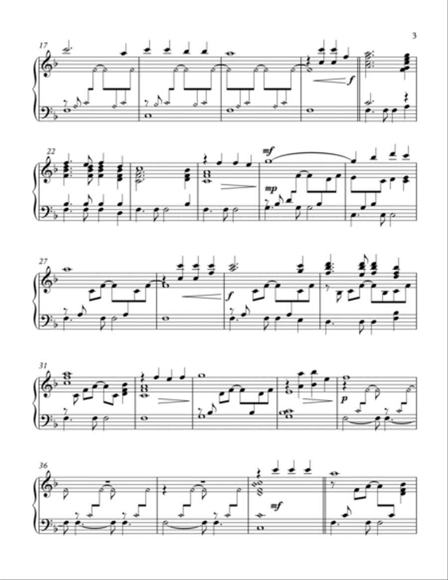 How Great Thou Art Handbell Choir scores gallery preview page 3