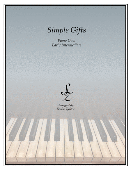 Simple Gifts (1 piano, 4 hands duet) image number null