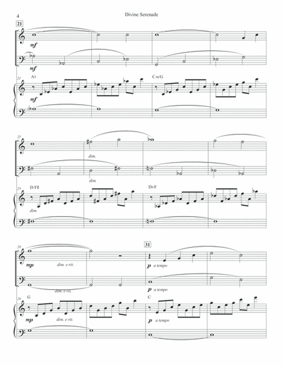 Divine Serenade - Oboe, Bassoon, Piano image number null