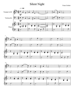 Franz Gruber - Silent Night (Trumpet and Violoncello Duet)