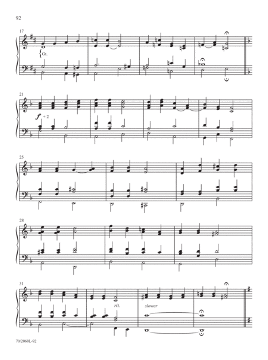 Easy Organ Library, Vol. 62 Organ Solo scores gallery preview page 54