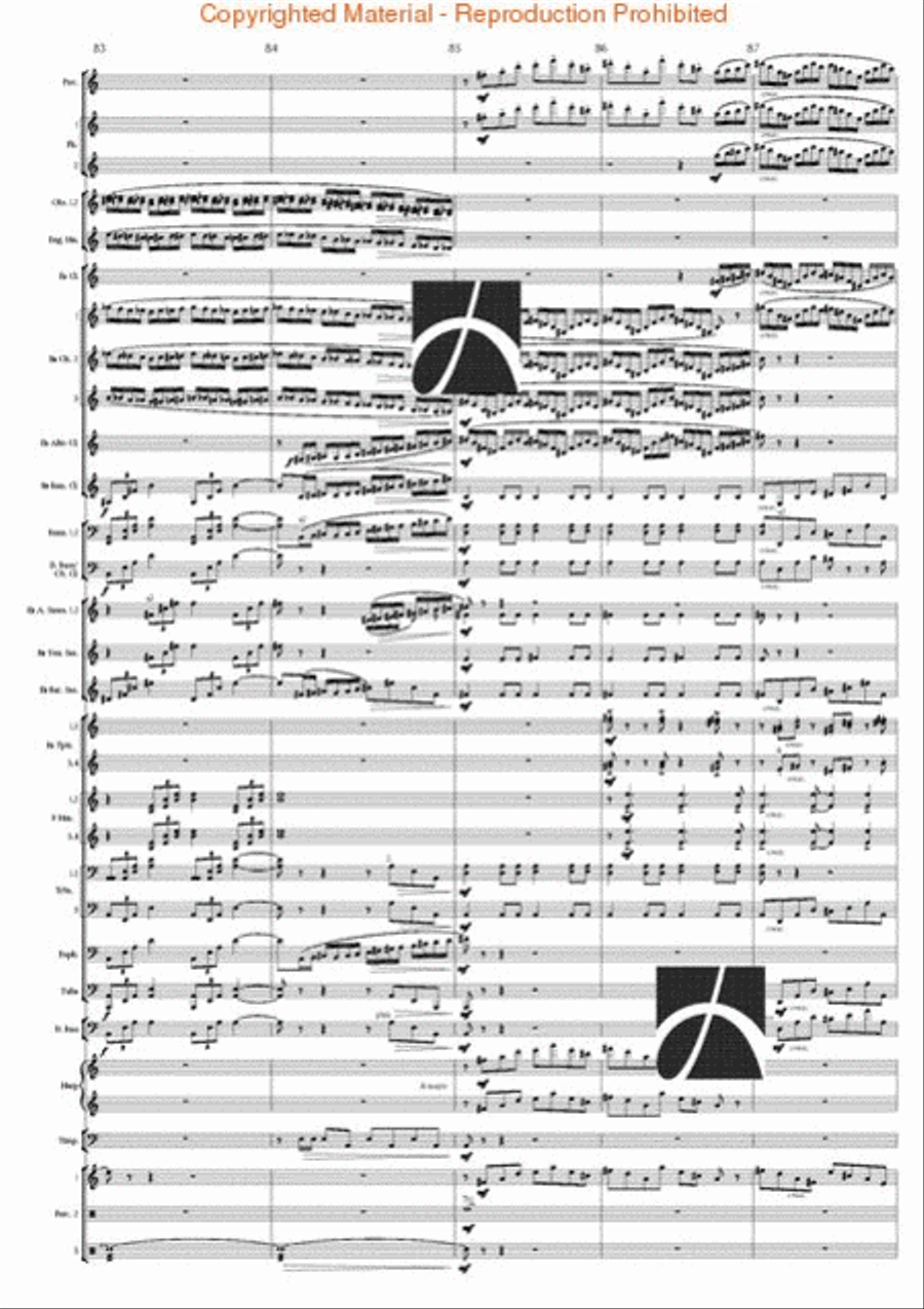 Aquarium Concert Band scores gallery preview page 16