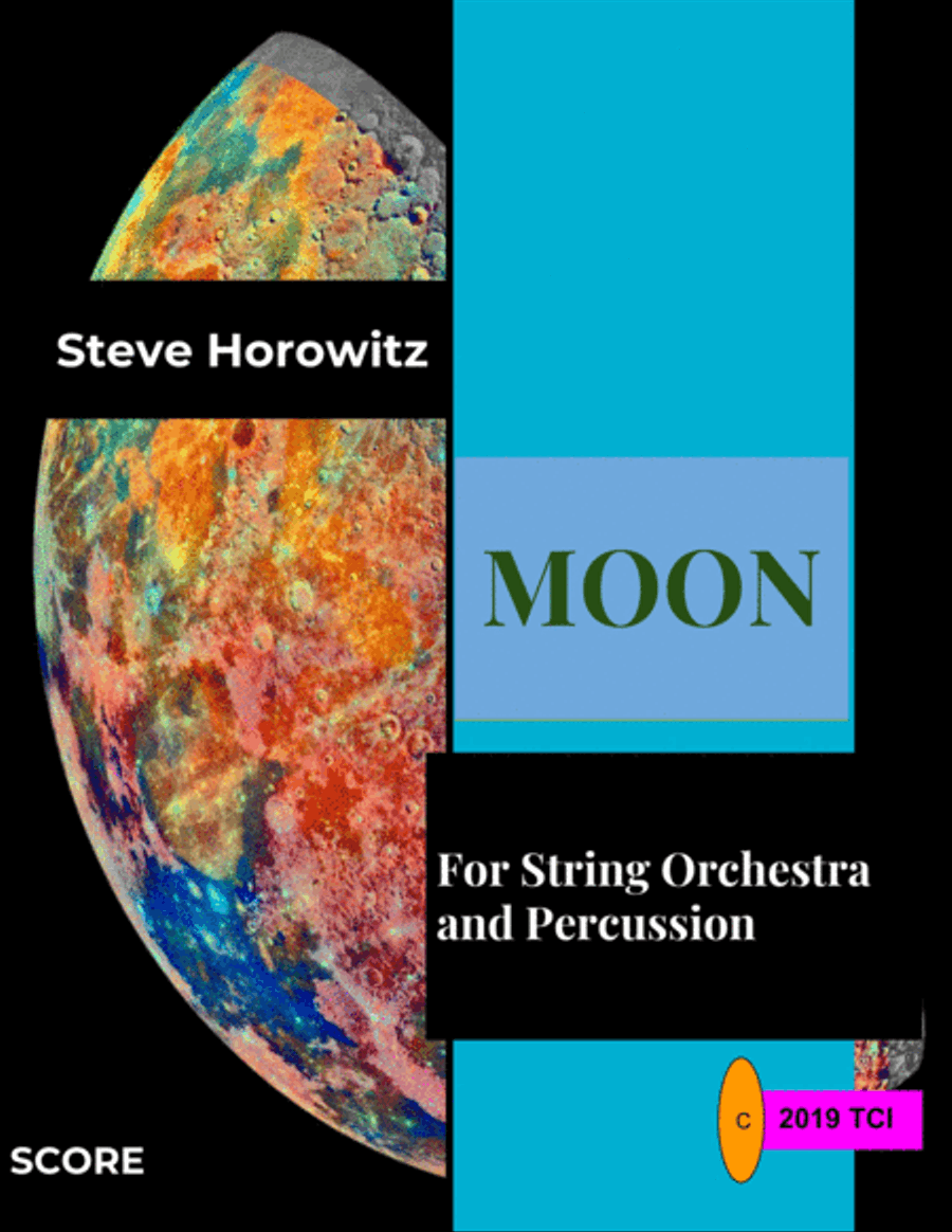 Moon for String Orchestra and Percussion Chamber Orchestra scores gallery preview page 1