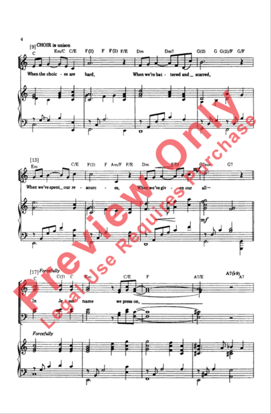 Press On 4-Part scores gallery preview page 3