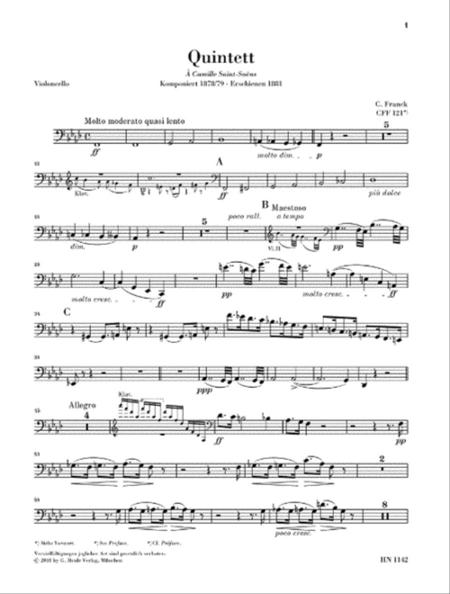 Piano Quintet in F minor Piano Quintet scores gallery preview page 7