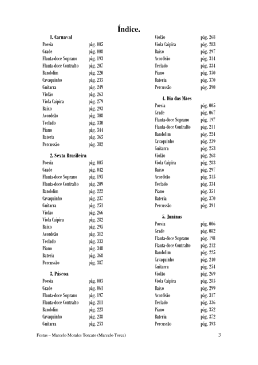 Festas - Holidays Festas - Holidays Concert Band scores gallery preview page 4