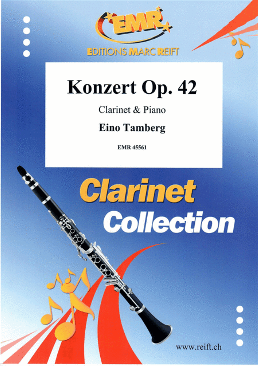 Konzert Op. 42 Clarinet Solo scores gallery preview page 1