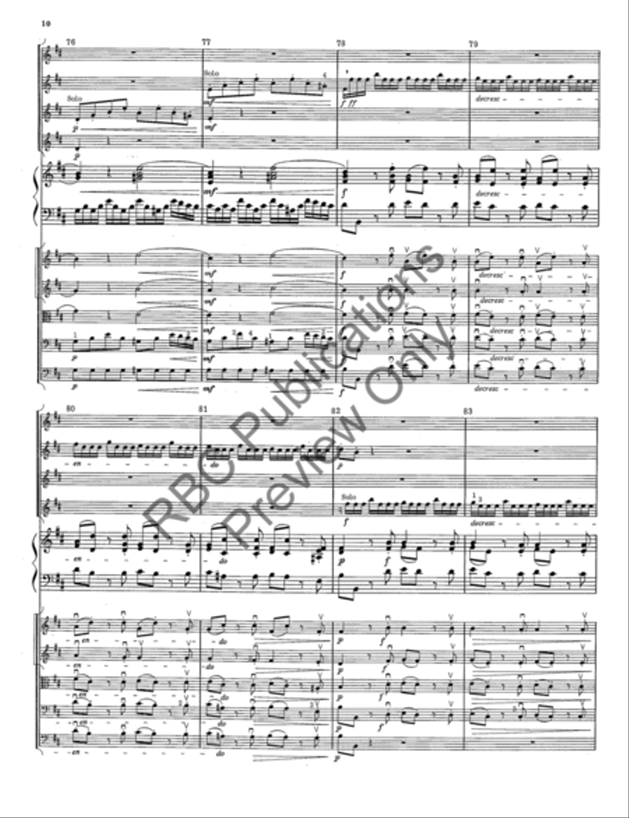 Concerto In B Minor Concerto In B Minor String Orchestra scores gallery preview page 13