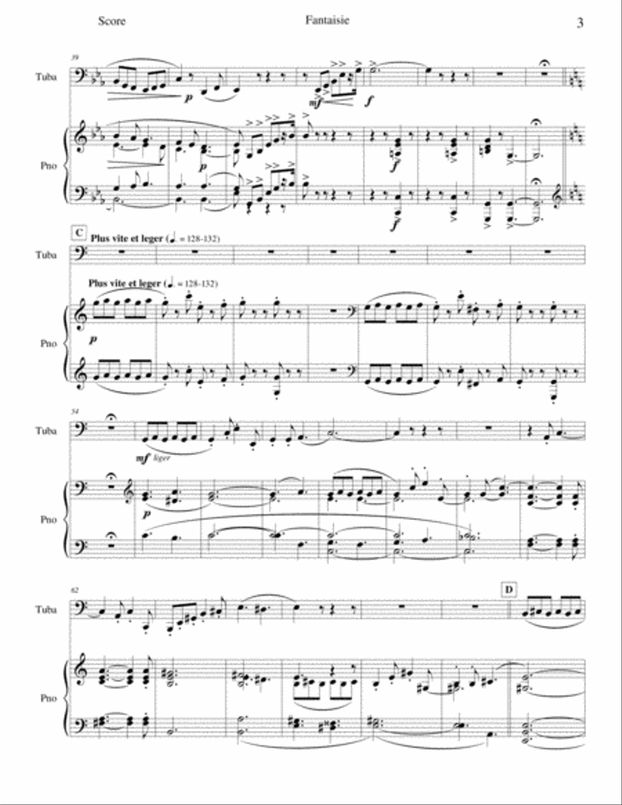 Fantaisie for Trumpet Trumpet scores gallery preview page 3