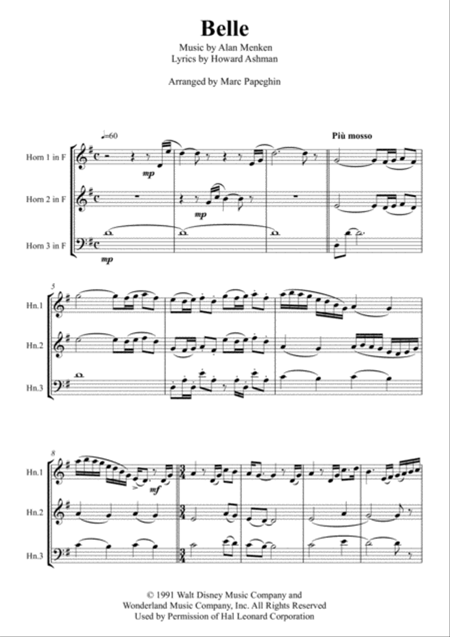 Belle Belle Brass Ensemble scores gallery preview page 2