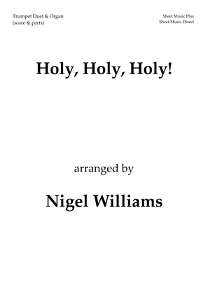Book cover for Holy, Holy, Holy. Trumpet Duet and Organ