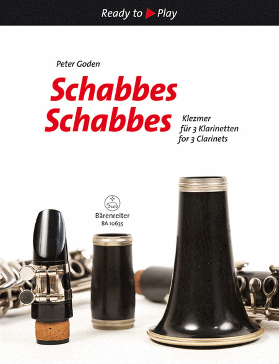 Schabbes Schabbes Clarinet scores gallery preview page 1