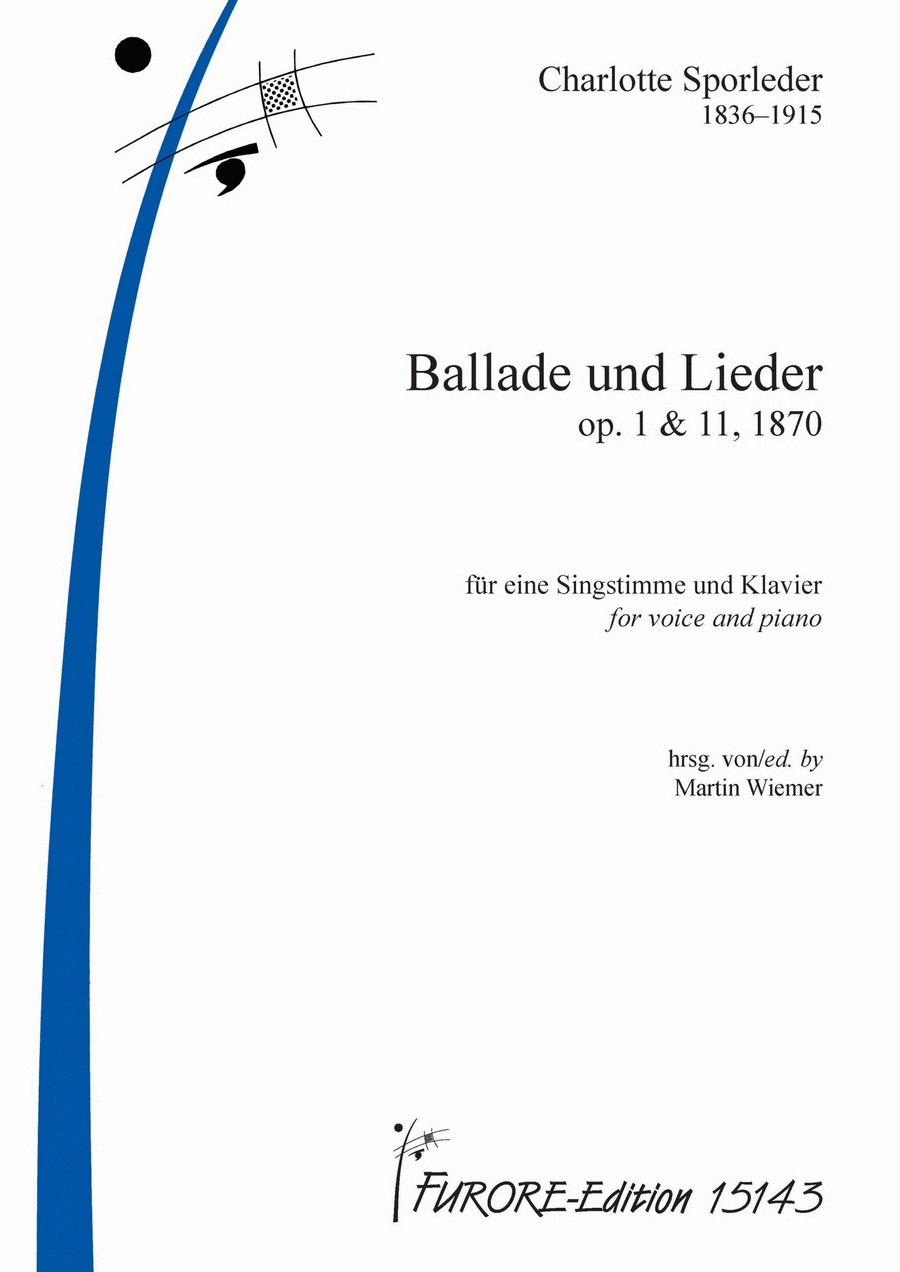 Ballade und Lieder Voice Solo scores gallery preview page 1
