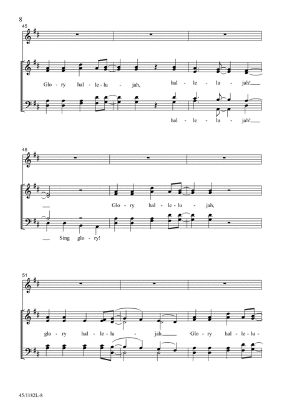 All Around A Cappella 4-Part scores gallery preview page 9