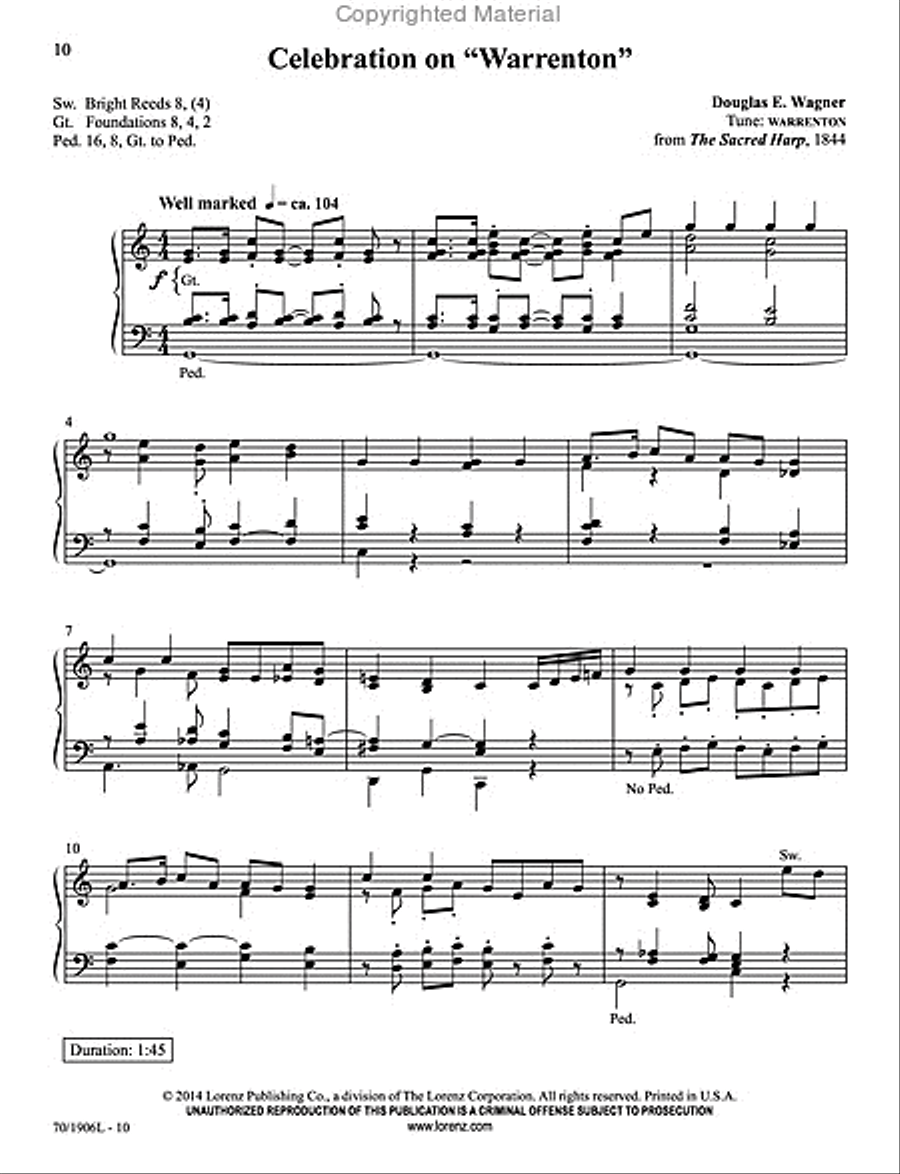 Easy Organ Library, Vol. 57 Organ Solo scores gallery preview page 5