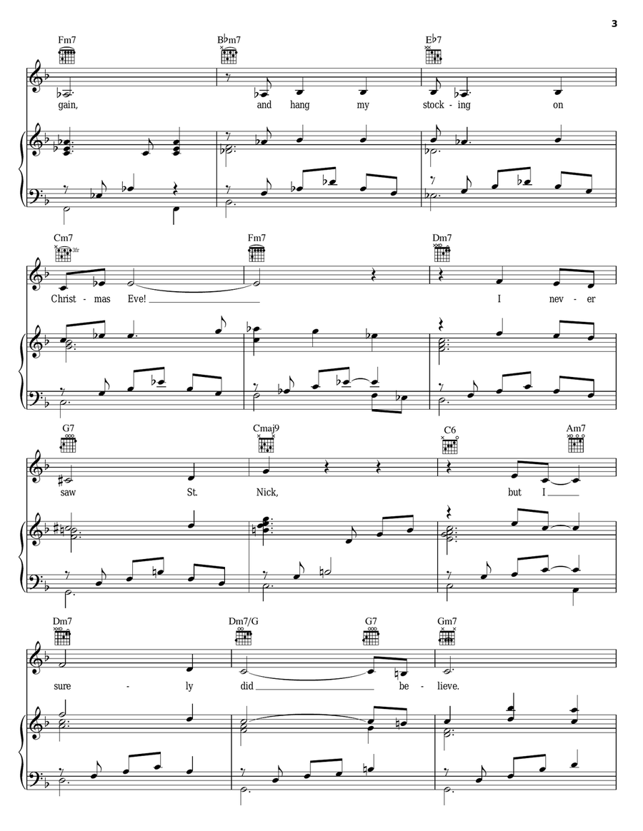 A Christmas Memory Guitar scores gallery preview page 3