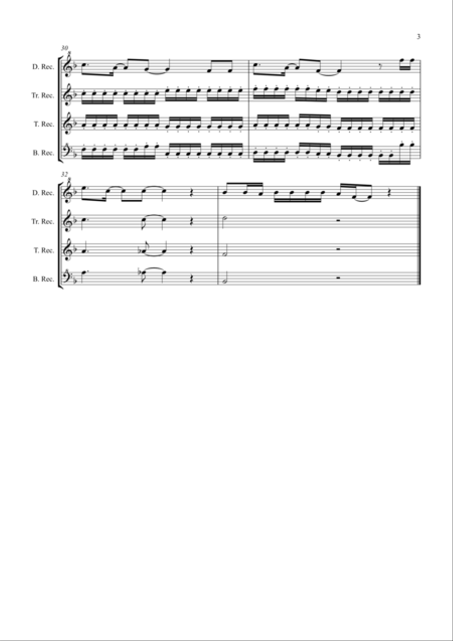Let It Go (from Frozen) Recorder scores gallery preview page 3