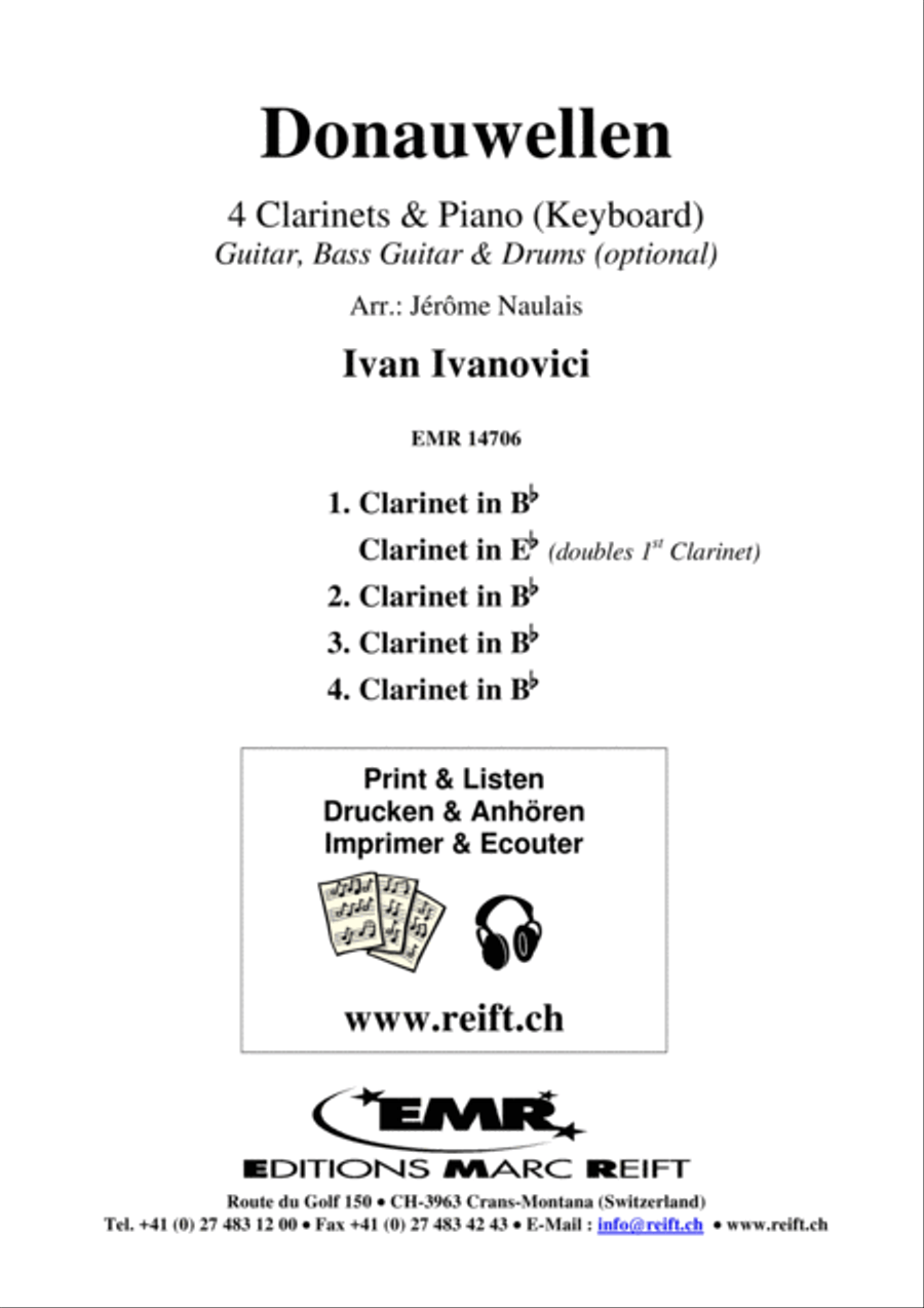 Donauwellen Clarinet scores gallery preview page 2