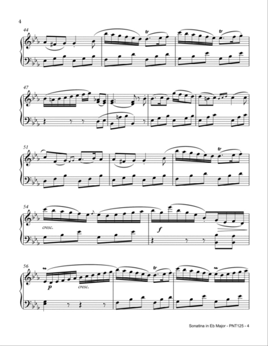 Sonatina Opus 37, Number 1 Sonatina Opus 37, Number 1 Piano Method scores gallery preview page 4