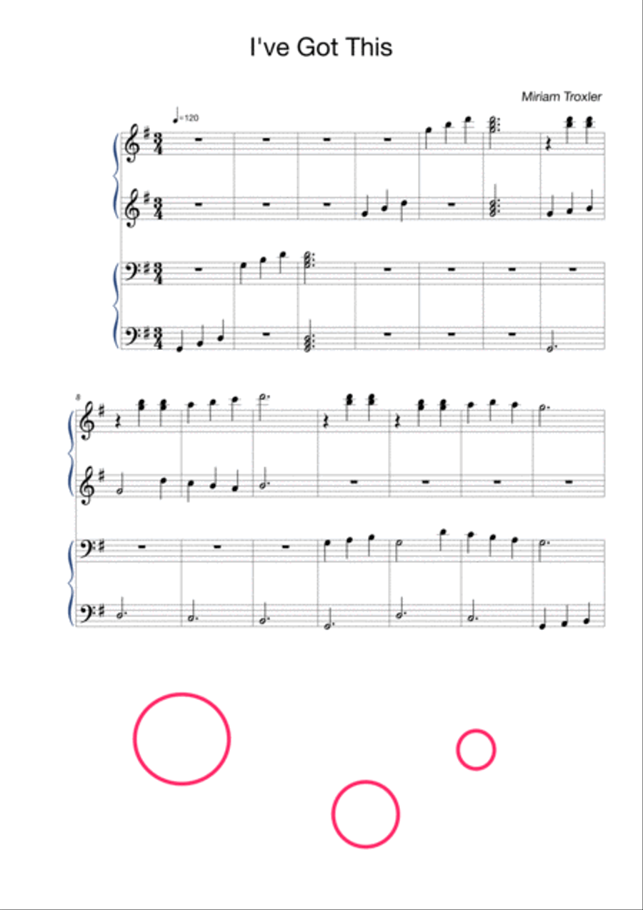 I've Got This Easy Piano scores gallery preview page 1