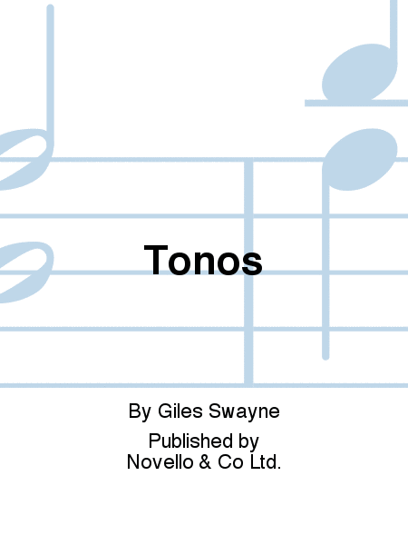 Tonos  Sheet Music