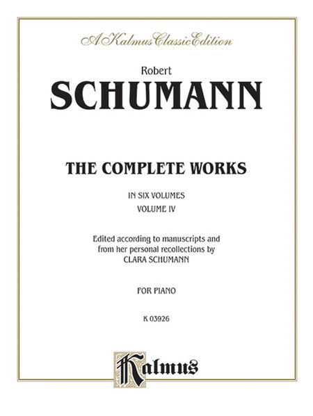 Complete Works, Volume IV