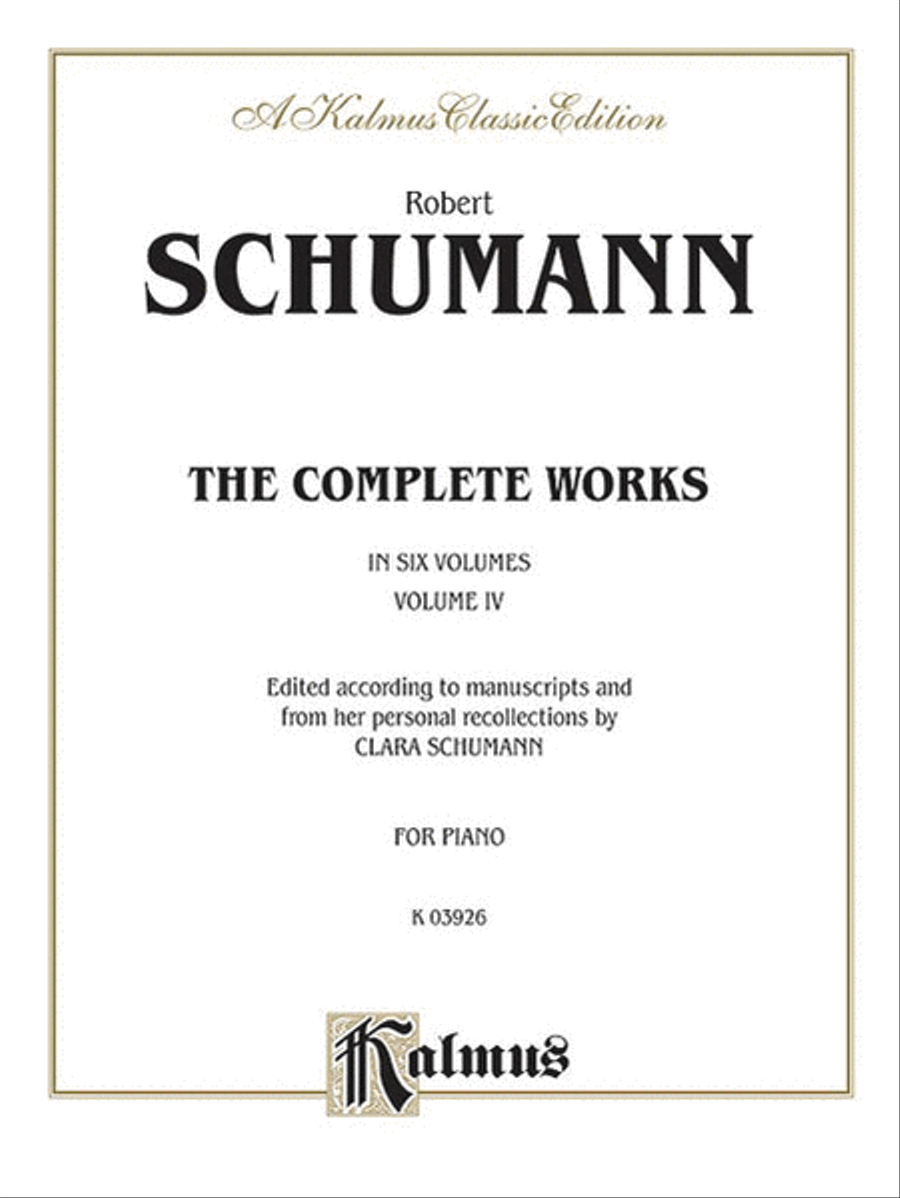 Complete Works, Volume 4 Piano Solo scores gallery preview page 1