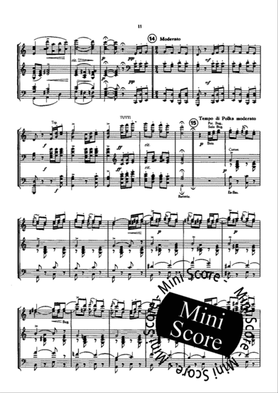 Die Verkaufte Braut Concert Band scores gallery preview page 13