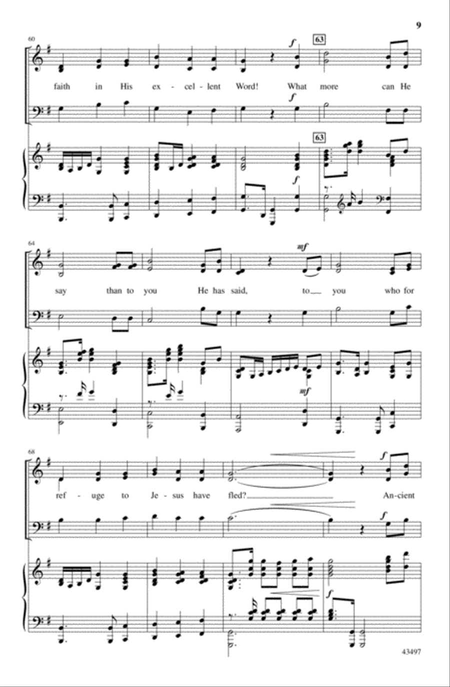 Ancient Words 3-Part scores gallery preview page 19