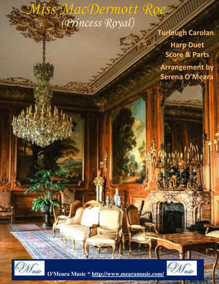 Book cover for Miss MacDermott Roe, Princess Royal, Harp Duet