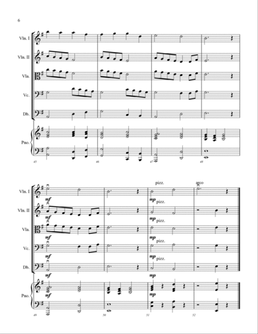 The Legend of King Arthur String Orchestra scores gallery preview page 6